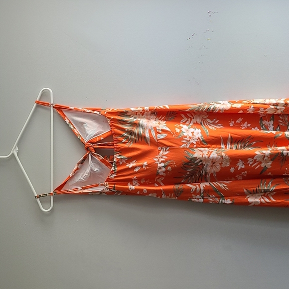 Womens Summer Sexy Sling Dress Hollow Cut Out Belly Slit Beach Casual Dress 2X - Picture 11 of 13